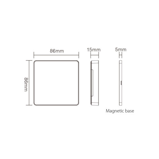ΤΗΛΕΧΕΙΡΙΣΤΗΡΙΟ B6 SPI ΓΙΑ LED ΤΑΙΝΙΑ ACA A-B6-B ΜΑΥΡΟ IP20 ACA A-B6-B