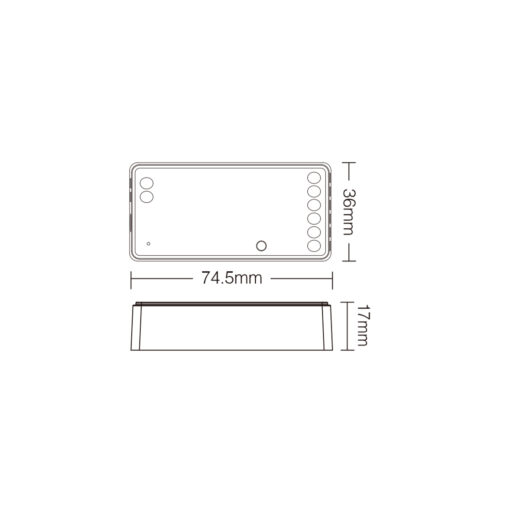ΕΛΕΓΚΤΗΣ LED 2 ΣΕ 1 2.4G ACA A-SR2 IP20 ACA A-SR2