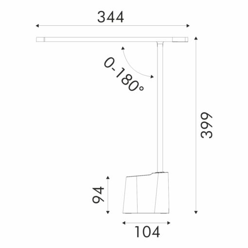 ΦΩΤΙΣΤΙΚΟ ΓΡΑΦΕΙΟΥ LED ACA BL1046ULG ΓΚΡΙ 8W CCT 3000K/3800K/5700K 300LM ACA BL1046ULG
