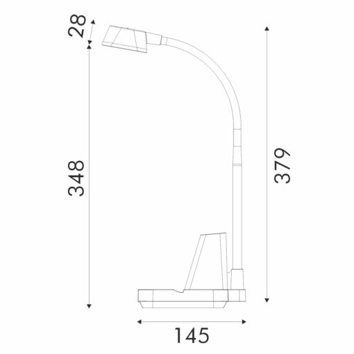 ΦΩΤΙΣΤΙΚΟ ΓΡΑΦΕΙΟΥ LED ACA BL1177WH ΛΕΥΚΟ 8W CCT 3000K/4000K/6100K 300LMIP20 ACA BL1177WH