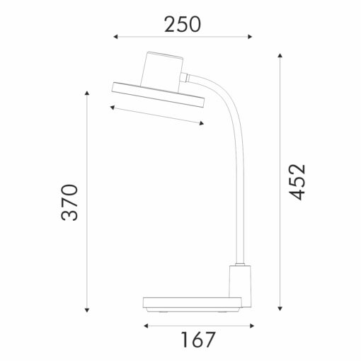 ΦΩΤΙΣΤΙΚΟ ΓΡΑΦΕΙΟΥ LED ACA BL1313LWH ΛΕΥΚΟ 10W CCT 3000K/3800K/5700K 500LM ACA BL1313LWH