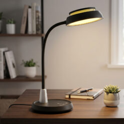 ΦΩΤΙΣΤΙΚΟ ΓΡΑΦΕΙΟΥ LED ACA BL1319LΒΚ ΜΑΥΡΟ 10W CCT 3000K/3800K/5700K 500LM ACA BL1319LBK