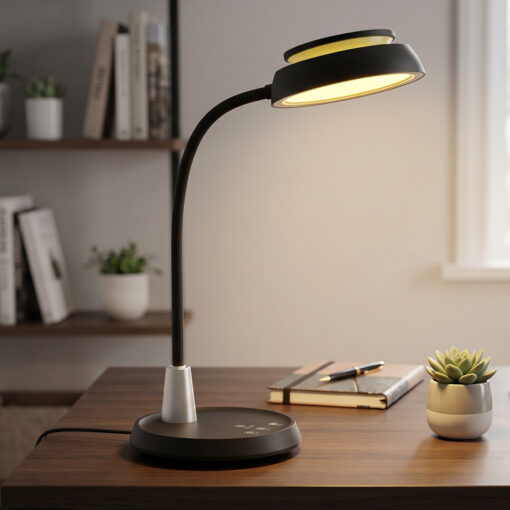 ΦΩΤΙΣΤΙΚΟ ΓΡΑΦΕΙΟΥ LED ACA BL1319LΒΚ ΜΑΥΡΟ 10W CCT 3000K/3800K/5700K 500LM ACA BL1319LBK
