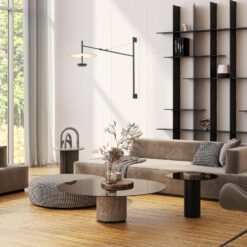 Επιτοίχιο Φωτιστικό LED ACA Maison OKN5013WBK Αμμώδες Μαύρο 9W 3000K 310lm ACA OKN5013WBK