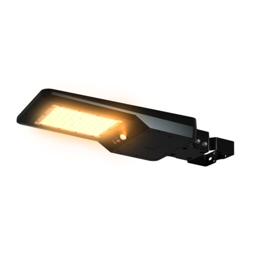 ΗΛΙΑΚΟ ΦΩΤΙΣΤΙΚΟ ΟΔΙΚΟΥ ΔΙΚΤΥΟΥ LED SMD ACA ORVAN40CCT ΜΑΥΡΟ 40W 3000K/4000K/6500K 6000LM 3CCT PIR IP65 ACA ORVAN40CCT