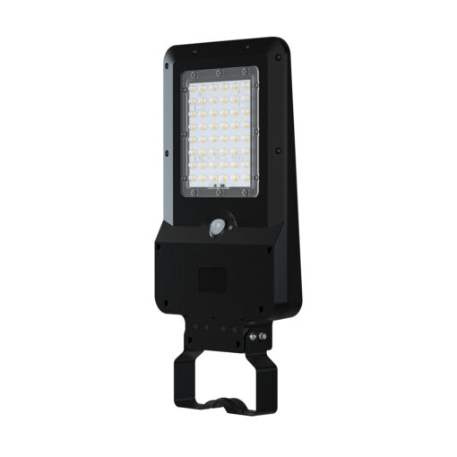 ΗΛΙΑΚΟ ΦΩΤΙΣΤΙΚΟ ΟΔΙΚΟΥ ΔΙΚΤΥΟΥ LED SMD ACA ORVEL12CCT ΜΑΥΡΟ 12W 3000K/4000K/6500K 1900LM 3CCT PIR IP65 ACA ORVEL20CCT