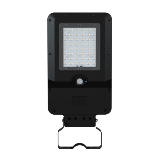 ΗΛΙΑΚΟ ΦΩΤΙΣΤΙΚΟ ΟΔΙΚΟΥ ΔΙΚΤΥΟΥ LED SMD ACA ORVEL12CCT ΜΑΥΡΟ 12W 3000K/4000K/6500K 1900LM 3CCT PIR IP65 ACA ORVEL20CCT