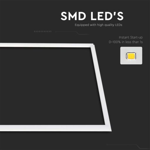 Πάνελ LED 48W μόνο Περίγραμμα 595x595mm 3in1 CCT 4800lm V-TAC 10336