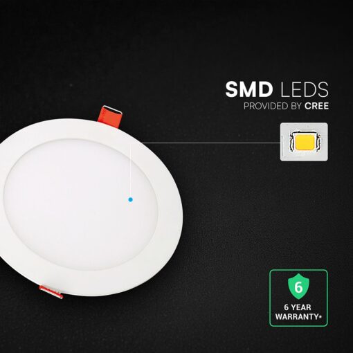 Χωνευτό Στρογγυλό Πάνελ LED V-TAC 22W CREE Chip 3IN1 CCT 2164236