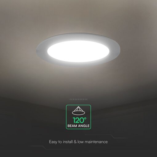 Χωνευτό Στρογγυλό Πάνελ LED V-TAC 22W CREE Chip 3IN1 CCT 2164236
