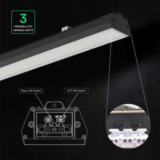 Γραμμικό LED Highbay 150W-240W 3IN1 CREE Chip Sosen Driver V-TAC 242816
