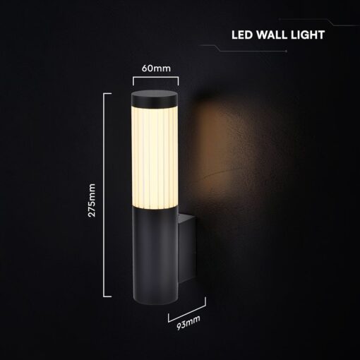 Επίτοιχο Φωτιστικό LED Εξωτερικού Χώρου V-TAC 6W 900lm 3000K IP44 24311
