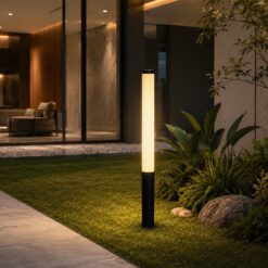 Κολωνάκι LED Κήπου 0.80M V-TAC 24W 3400lm 3000K IP44 Black 24313