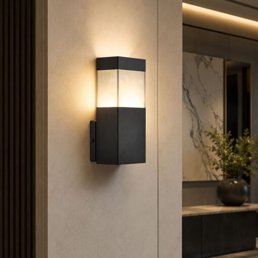 24314-a1 Φωτιστικό Τοίχου LED GU10 Μαύρο IP44 V-TAC 24314