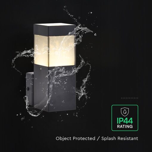 Φωτιστικό Τοίχου LED GU10 Μαύρο IP44 V-TAC 24314