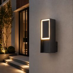 Φωτιστικό Τοίχου LED 5W Μαύρο IP54 3000K V-TAC 24317