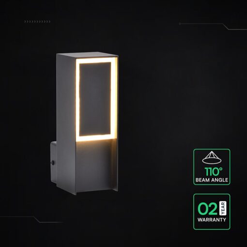Φωτιστικό Τοίχου LED 5W Μαύρο IP54 3000K V-TAC 24317