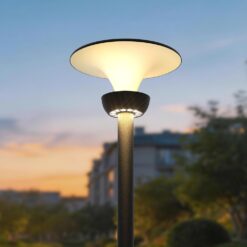 Ηλιακό Φωτιστικό για Κολωνάκι Κήπου Lotus V-TAC 20W 2400lm 3IN1 IP65 24473