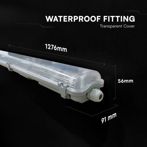 Waterproof Tube Fitting TF Series 2x1200mm V-TAC – 24486
