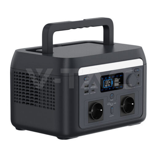 Φορητός Power Station 600W / 512Wh LiFePO4 Wi-Fi V-TAC 12705