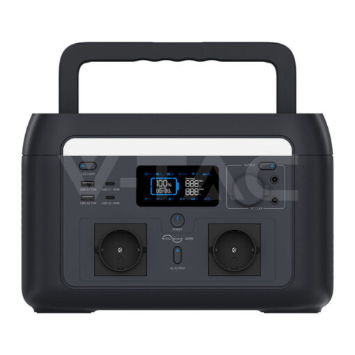 Φορητός Power Station 600W / 512Wh LiFePO4 Wi-Fi V-TAC 12705