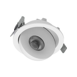 Χωνευτό Σποτ LED COB 12W 800lm 3IN1 CREE Chip IP44 Λευκό 6 Χρόνια Εγγύηση V-TAC 24478